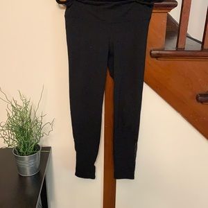 Gap Leggings with Mesh Bottoms